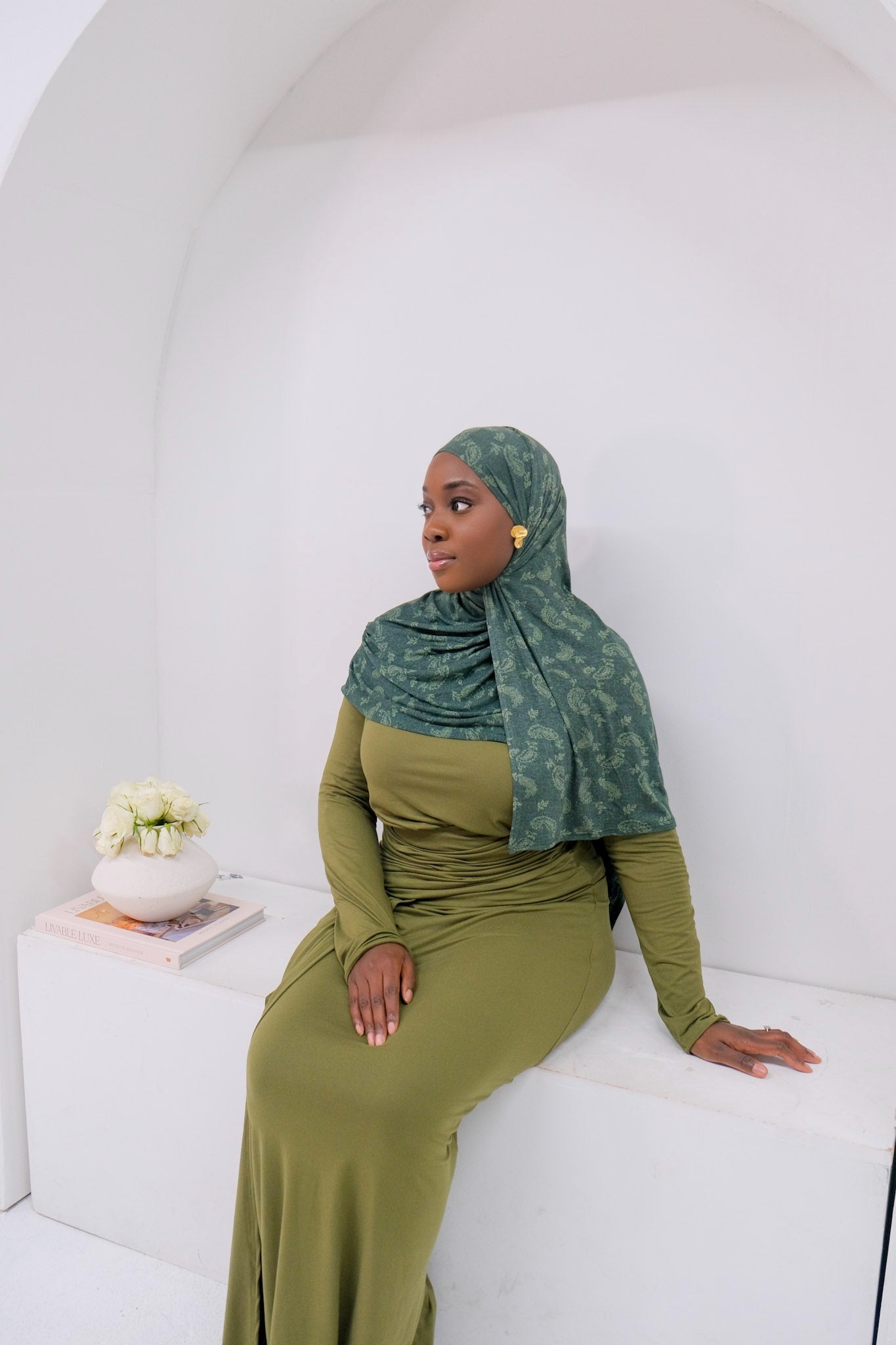 Paisley Forest Jersey Hijab