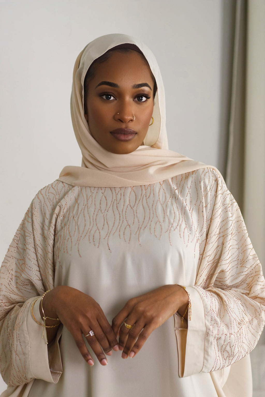 Shamika Abaya - Cream