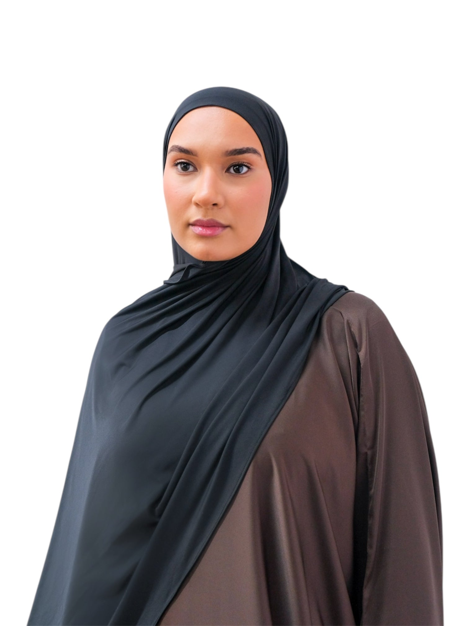 Obsidian Liquid Jersey Hijab