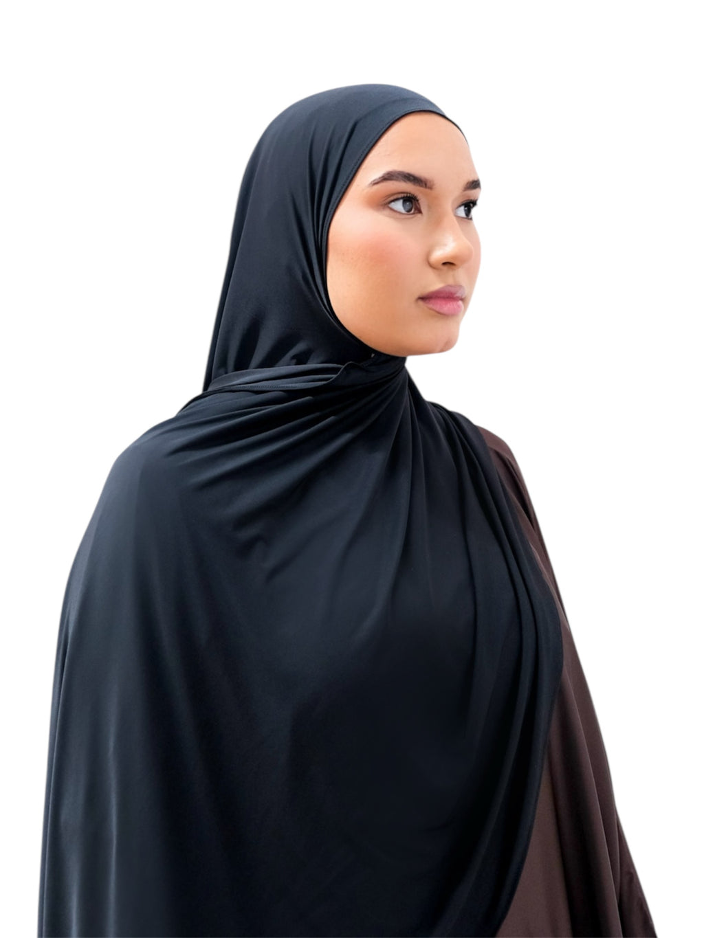 Obsidian Liquid Jersey Hijab