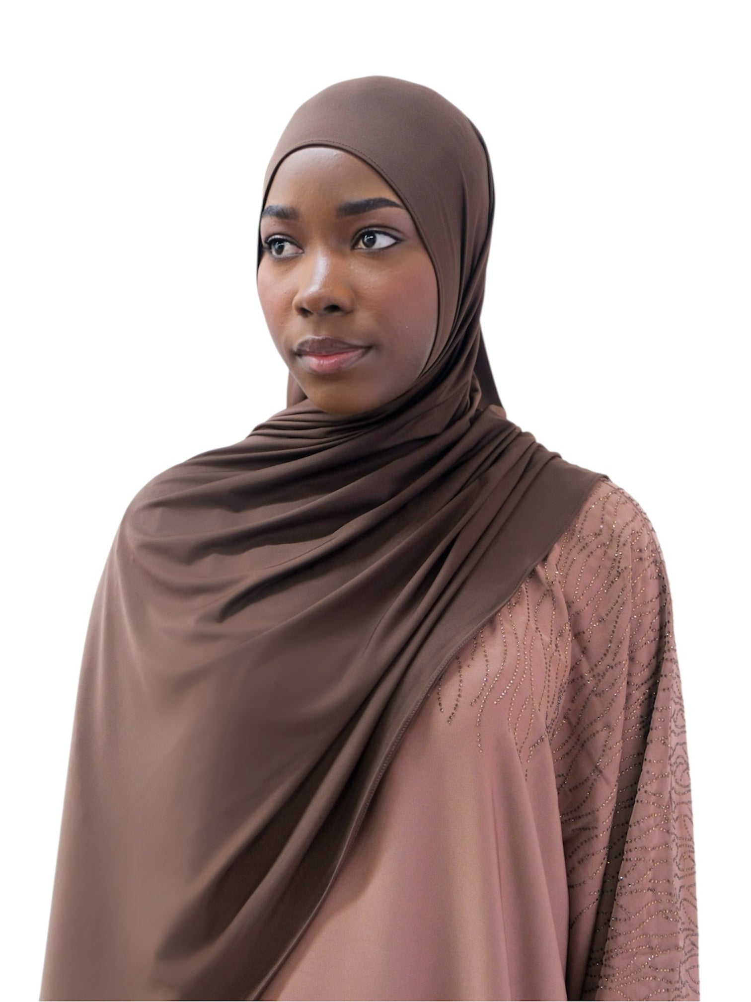Umber Liquid Jersey Hijab