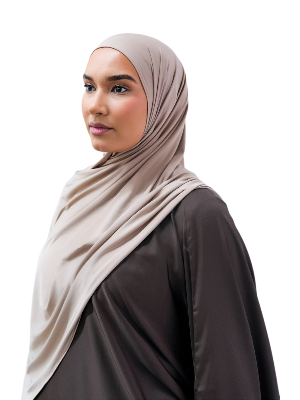 Sand Liquid Jersey Hijab