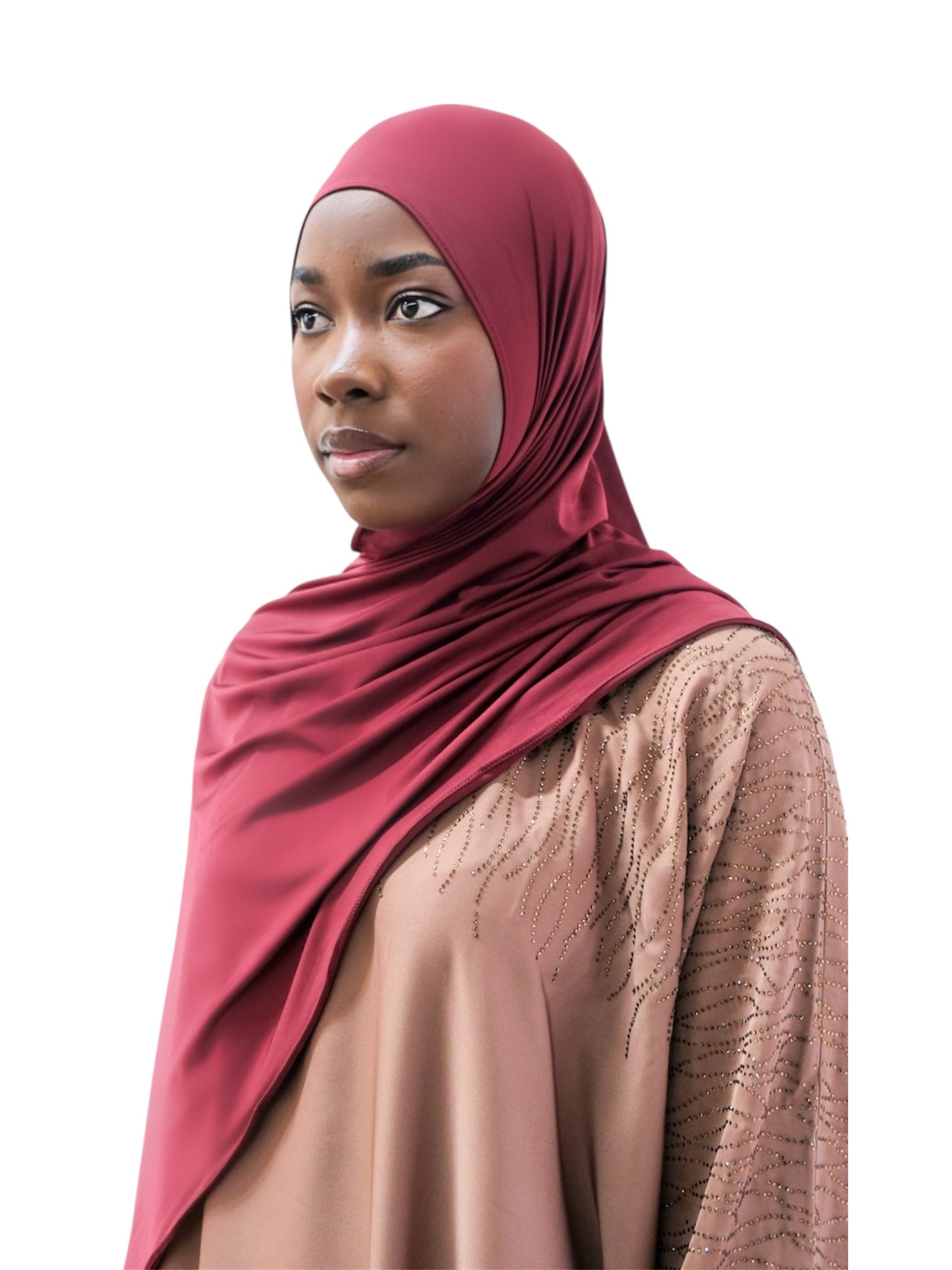 Garnet Liquid Jersey Hijab