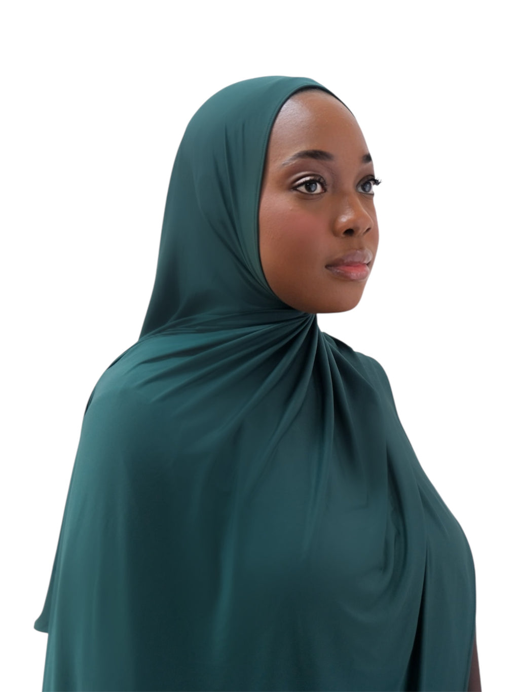 Emerald Liquid Jersey Hijab