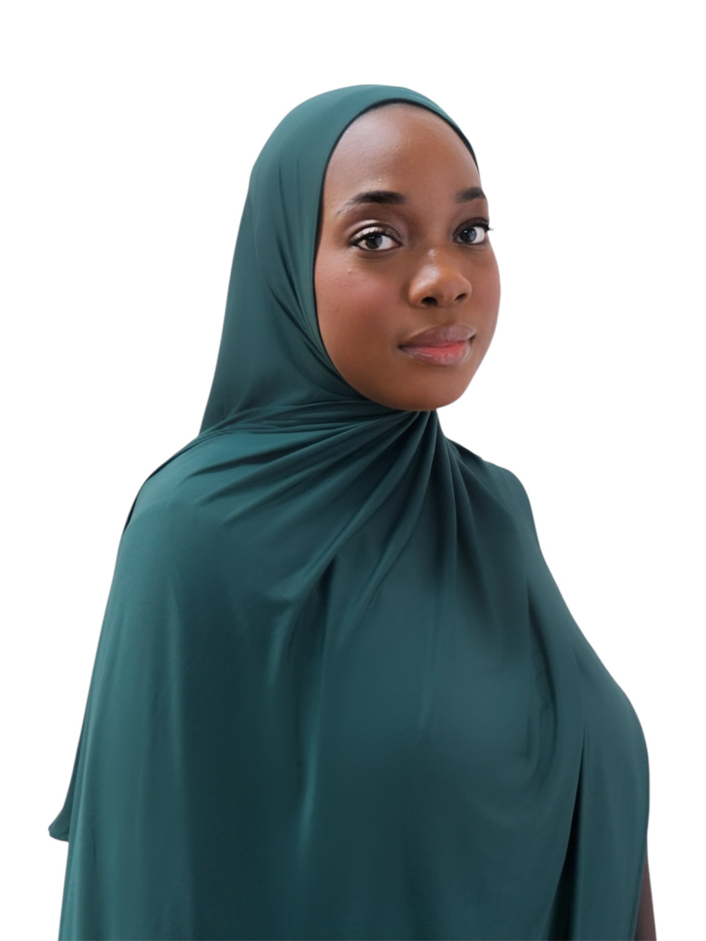 Emerald Liquid Jersey Hijab