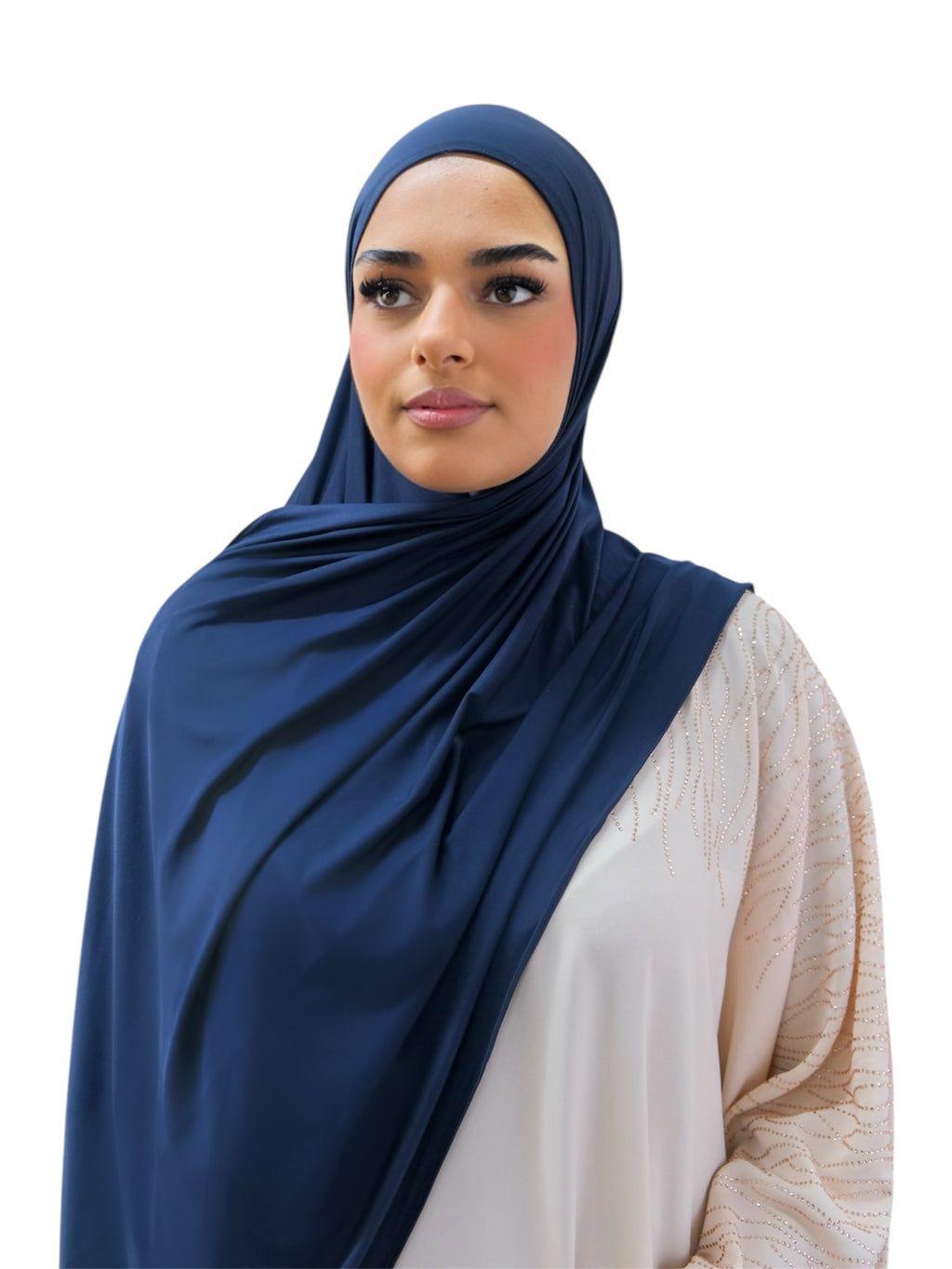Sapphire Liquid Jersey Hijab