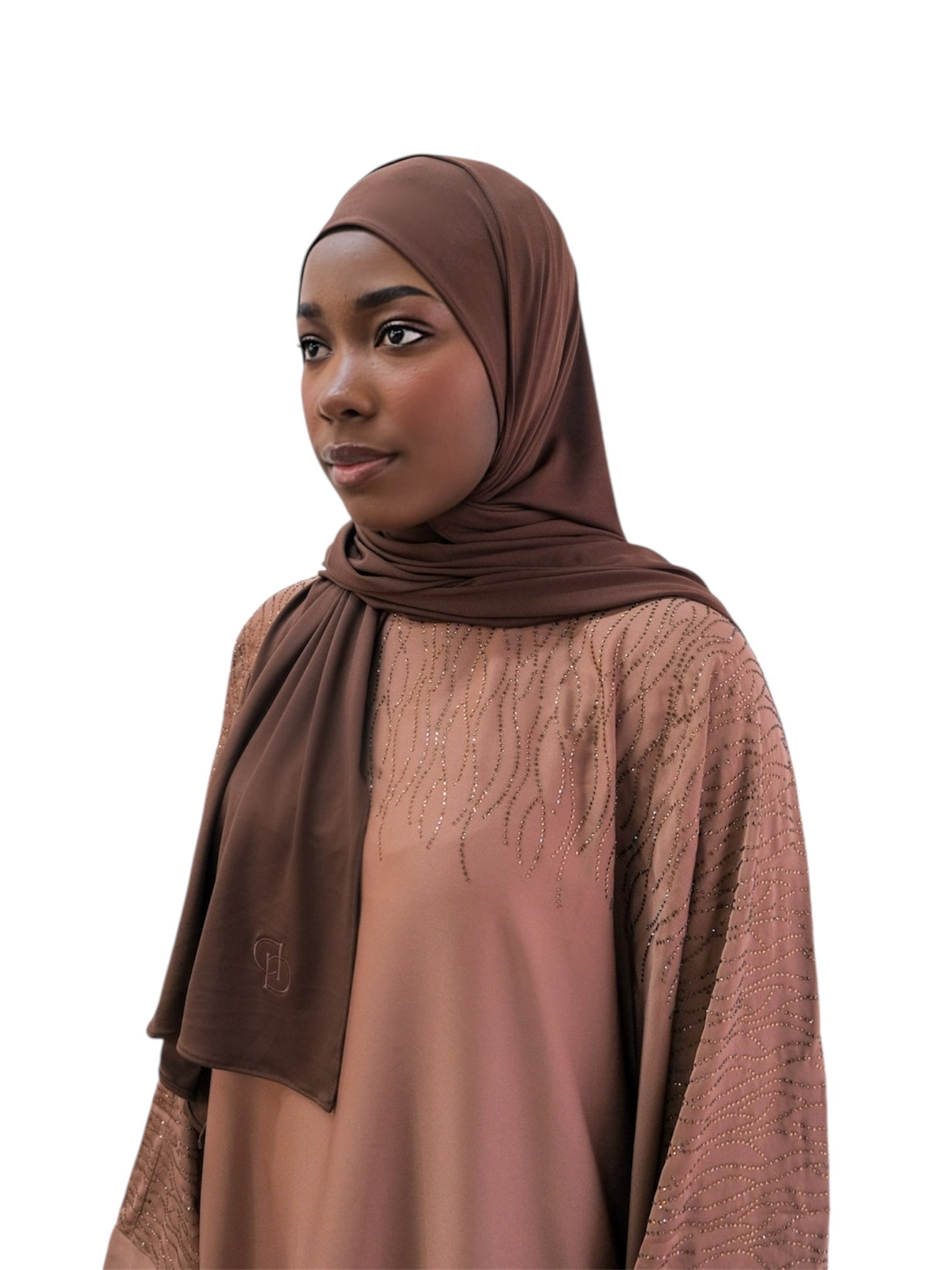 Rich Chocolate Plush Jersey Hijab