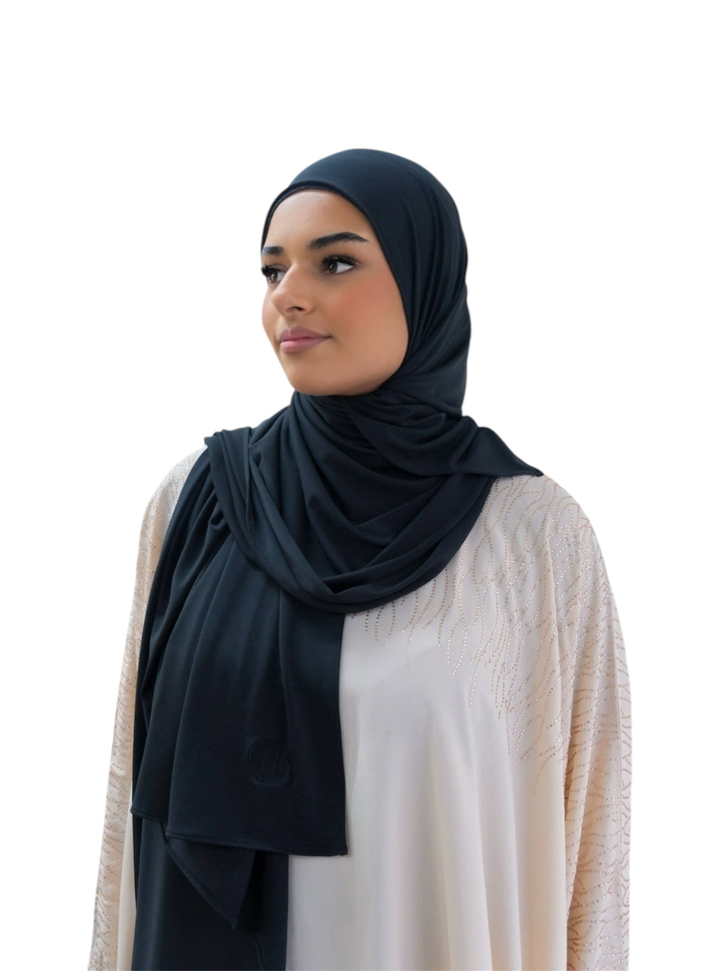 Liquorice Plush Jersey Hijab