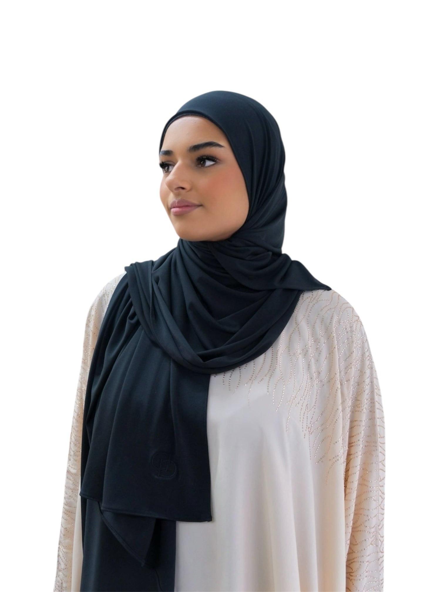 Liquorice Plush Jersey Hijab