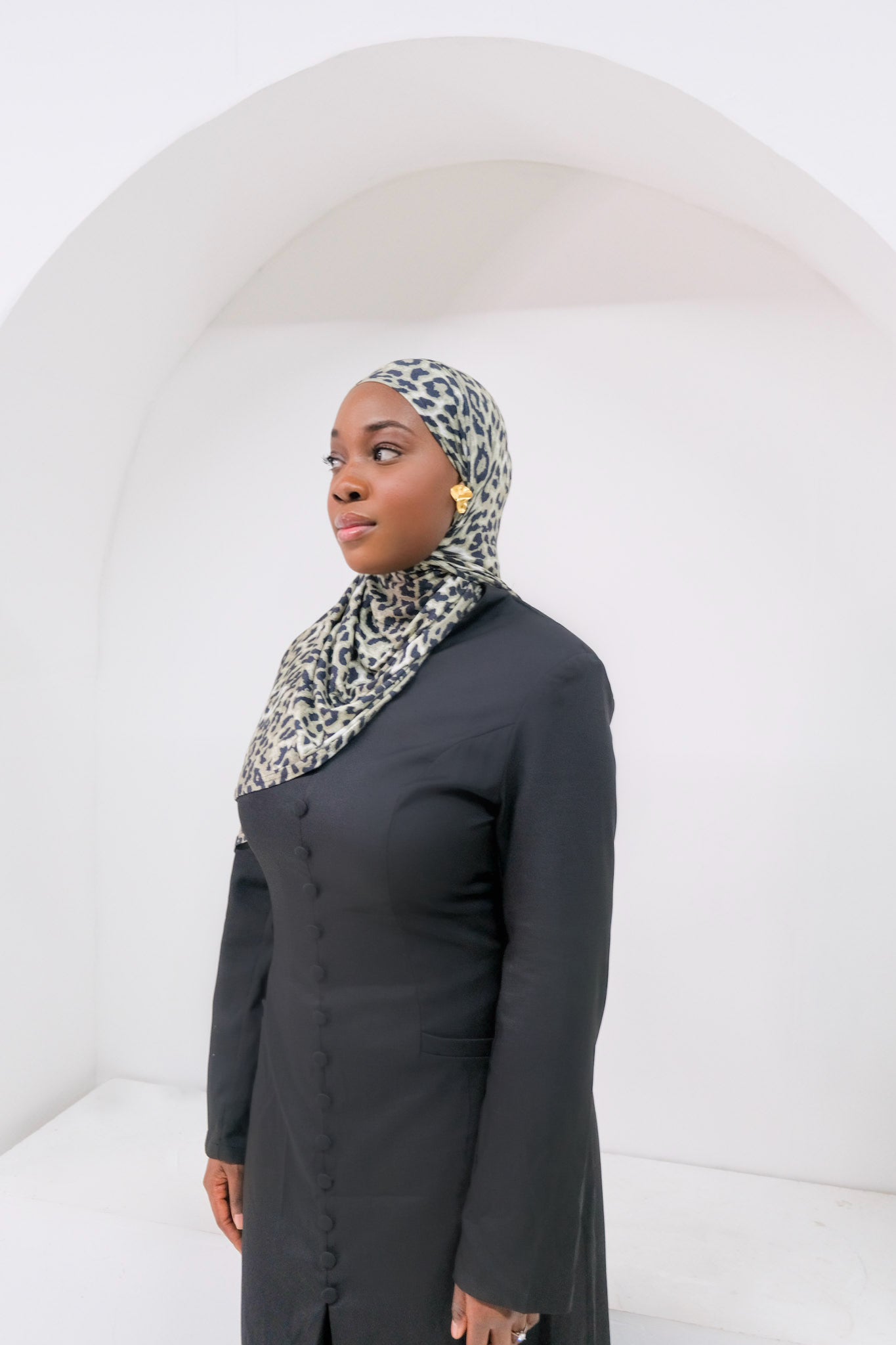 Jungle Leopard Jersey Hijab
